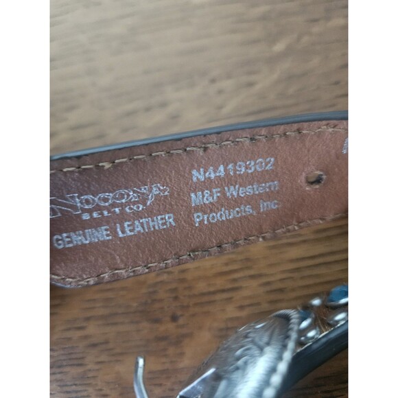 Nocona Ladies Cross Studded Calf Hair Western Belt N4419302